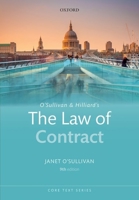 O'Sullivan & Hilliard's the Law of Contract 0198853173 Book Cover