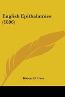 English epithalamies 1022139495 Book Cover