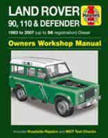 Land Rover 90, 110 & Defender Diesel Service and Repair Manual (Haynes Service and Repair Manuals) 0857339664 Book Cover