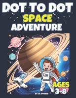 Dot to Dot for Kids Ages 3-8: Fun Space & Futuristic Connect-the-Dots for Kids: Fun and Educational Connect-the-Dots for Kids Who Love Space, Robots, and Rockets B0DXKX7RM8 Book Cover