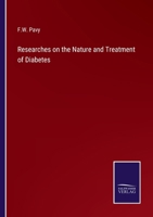 Researches on the Nature and Treatment of Diabetes 1164922254 Book Cover