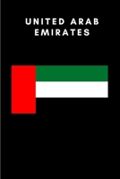 United Arab Emirates: Country Flag A5 Notebook to write in with 120 pages 1675605084 Book Cover