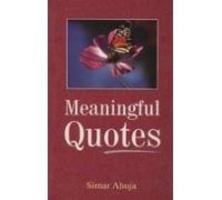 Meaningful Quotes 8183822339 Book Cover