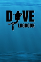 Dive Logbook: Premium Scuba Diving Logbook - Diver Journal - 6" x 9" - 110 Pages - Underwater Ocean Blue Cover 1087460581 Book Cover
