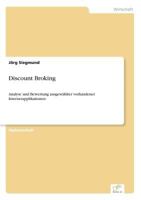 Discount Broking 3838630211 Book Cover