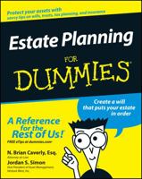 Estate Planning for Dummies 0764555014 Book Cover