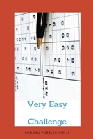 Very Easy Challenge: Sudoku Puzzles Vol.4 B08416DK2L Book Cover