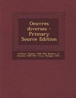 Oeuvres diverses - Primary Source Edition 1294052292 Book Cover