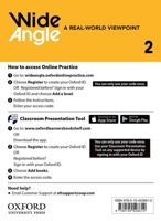 Wide Angle 2 Online Practice Teacher Access Card Pack 0194528618 Book Cover