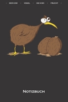 Verr�ckter Kiwivogel neben zwei Kiwifr�chten Notizbuch: Punkteraster Notizbuch f�r Tierfreunde des flugunf�higen Laufvogels aus Neuseeland 1671497503 Book Cover