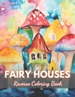 Fairy Houses Reverse Coloring Book: New Edition And Unique High-quality Illustrations, Mindfulness, Creativity and Serenity B0CPW4S7Z8 Book Cover