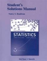 Student's Solutions Manual for a First Course in Statistics 0321783433 Book Cover