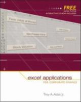 Excel Applications for Corporate Finance 0072931728 Book Cover