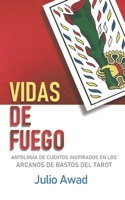 VIDAS DE FUEGO: Antología de cuentos inspirados en los arcanos de bastos del tarot B093RMYF3F Book Cover