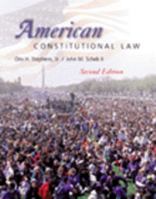 American Constitutional Law 053454570X Book Cover