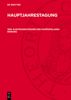 1955. Elektronentheorie Der Homöopolaren Bindung 3112786262 Book Cover