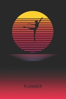 Planner: Dancer 2 Year Weekly Planning Organizer 2020 - 2021 Retro Vintage Vaporwave Sunset Cover January 20 - December 21 Writing Notebook Productive Datebook Calendar Schedule Plan Days, Set Goals & 1702341925 Book Cover