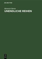 Unendliche Reihen (German Edition) 3486778250 Book Cover