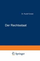 Der Rechtsstaat (Classic Reprint) 1167548361 Book Cover