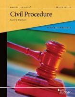 Black Letter Outline on Civil Procedure (Black Letter Outlines) 1683287150 Book Cover