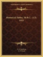 Historical Tables, 58 B.C.- A.D. 1955 1163809462 Book Cover