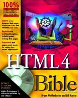 HTML 4 Bible (with CD-ROM) 0764534734 Book Cover