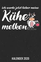 Kalender 2020: Kühe melken A5 Kalender Planer für ein erfolgreiches Jahr - 110 Seiten (German Edition) 1671848071 Book Cover