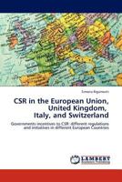 CSR in the European Union, United Kingdom, Italy, and Switzerland 3845423765 Book Cover