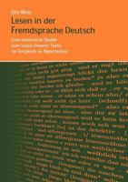 Lesen in der Fremdsprache Deutsch-Eine empirische Studie zum Lesen linearer Texte... 3898114376 Book Cover