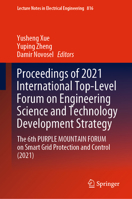 Proceedings of 2021 International Top-Level Forum on Engineering Science and Technology Development Strategy: The 6th PURPLE MOUNTAIN FORUM on Smart ... Notes in Electrical Engineering, 816) 9811671559 Book Cover