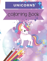 Unicorns Coloring Book: Unicorns Coloring Book for Girls 3 6 yrs B09TDW5KVD Book Cover