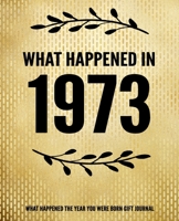 What Happened In 1973 - What Happened During Your Birth Year Gift Journal: The Year You Were Born Book 7.5x9.25 120 Pg Journal Notebook Better Than A Card Birthday Retirement Cheap Gift 1710315407 Book Cover