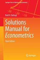 Solutions Manual for Econometrics 3662099462 Book Cover