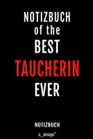 Notizbuch f�r Taucherin: Originelle Geschenk-Idee [120 Seiten kariertes blanko Papier] 1710049766 Book Cover