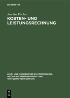 Kosten- Und Leistungsrechnung 3486246445 Book Cover