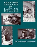 Behavior Analysis for Lasting Change 0030329442 Book Cover