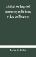 A critical and exegetical commentary on the Books of Ezra and Nehemiah 9354183212 Book Cover