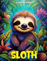 Sloth Coloring Book: Cute & Funny Illustrations Of Lazy Sloths For Stress Relief B0CKW4XMCM Book Cover