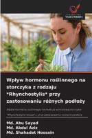 Wplyw hormonu roslinnego na storczyka z rodzaju *Rhynchostylis* przy zastosowaniu róznych podlozy (Polish Edition) 6209915213 Book Cover
