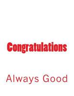 Congratulations 1723047104 Book Cover