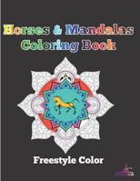 Horses & Mandalas Coloring Book 1720003939 Book Cover