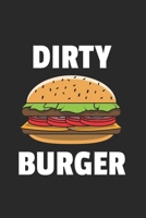 Burger Notizbuch: Burger Notizbuch für Liebhaber / Notizheft / Notizblock A5 (6x9in) Dotted Notebook / Punkteraster / 120 gepunktete Seiten (German Edition) 1675523789 Book Cover