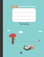 Unlined Notebook - Large (8.5x11 inches) - 100 Pages - Turquoise Cover (Notebook With Inspirational Quotes For Kids) 169548343X Book Cover