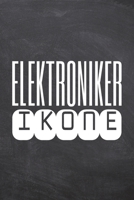 Elektroniker Ikone: Elektroniker Punktraster Notizbuch, Notizheft oder Schreibheft 110 Seiten B�ro Equipment & Zubeh�r Lustiges Geschenk zu Weihnachten oder Geburtstag 1697332412 Book Cover