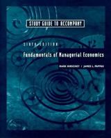 Study Guide to Accompany Fundamentals of Managerial Economics, 6th Edition 0030245974 Book Cover