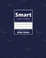 Smart Student Notebook, Wide Ruled 8 x 10 Inch, Grade School, Large 100 Sheet, Blue Cover 046447017X Book Cover