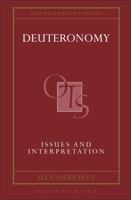 Deuteronomy: Issues and Interpretation (Old Testament Studies Series) 0567087549 Book Cover