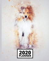 2020 Planner: Dog 1-Year Daily, Weekly and Monthly Organizer With Calendar, Gifts For Dog Lovers And Owners, Women, Men, Adults and Kids (8 x 10) 1671632761 Book Cover