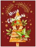 Merry Christmas: Notebook for School Study Students, 150 Wide Ruled Pages, 8.5 x 11 1089858698 Book Cover