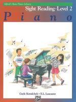 Alfred's Basic Piano Library Sight Reading, Bk 2 1470631091 Book Cover